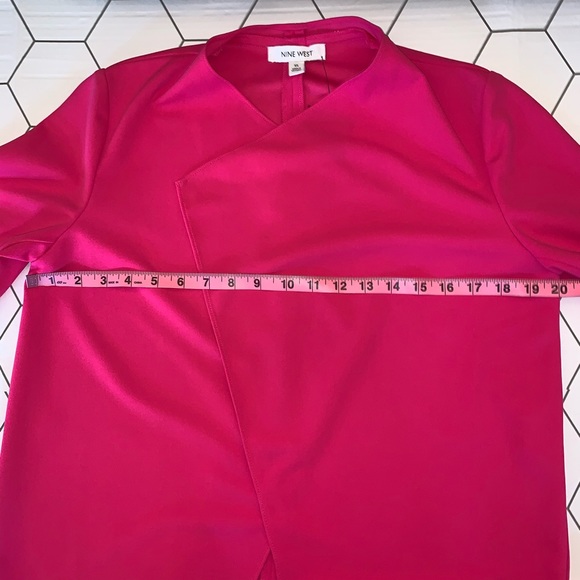 NWT Nine West Pink Open Jacket, Size XS - Picture 3 of 7